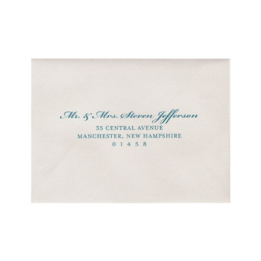 RSVP Address Color Printed A6 Euro Flap Envelopes