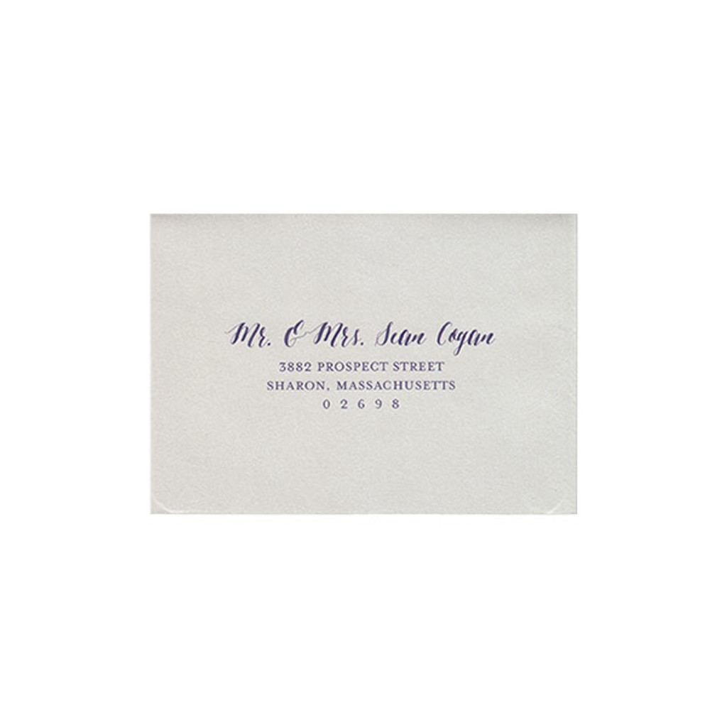 RSVP Address Color
  Printed 3 5/8 x 5 1/8 RSVP Square Flap Envelopes