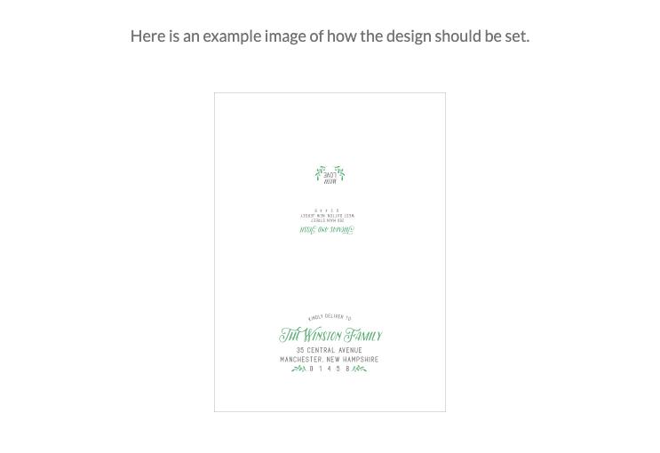 You Format  Black Ink Printed RSVP SQ You Format