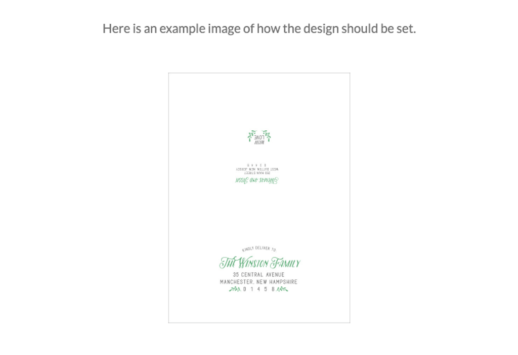 You Format  White Ink Printed RSVP SQ You Format