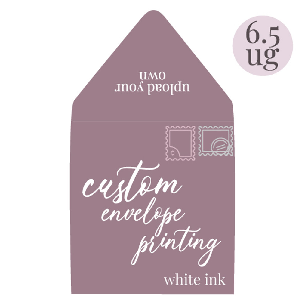 You Format  White Ink Printed 6.5 SQ Ungummed You Format