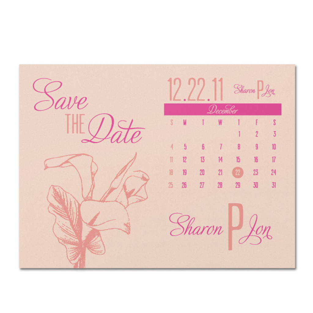 Calla Lily - Save The Date