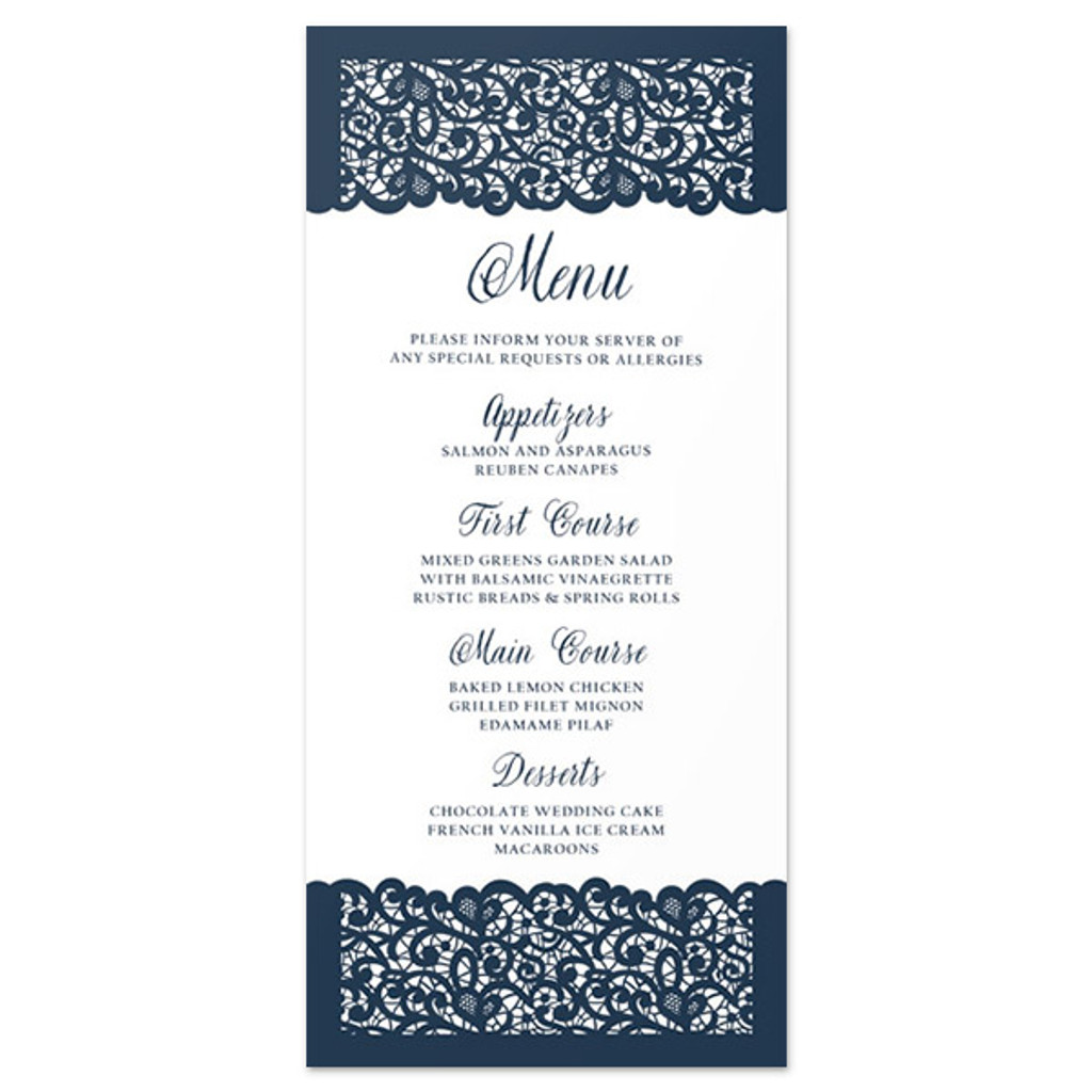 Lace - Menu