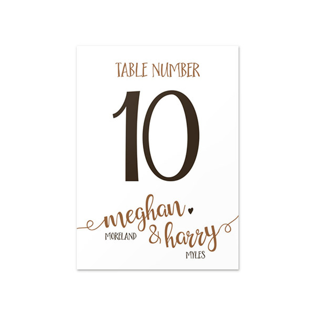 Rustic - Table Numbers