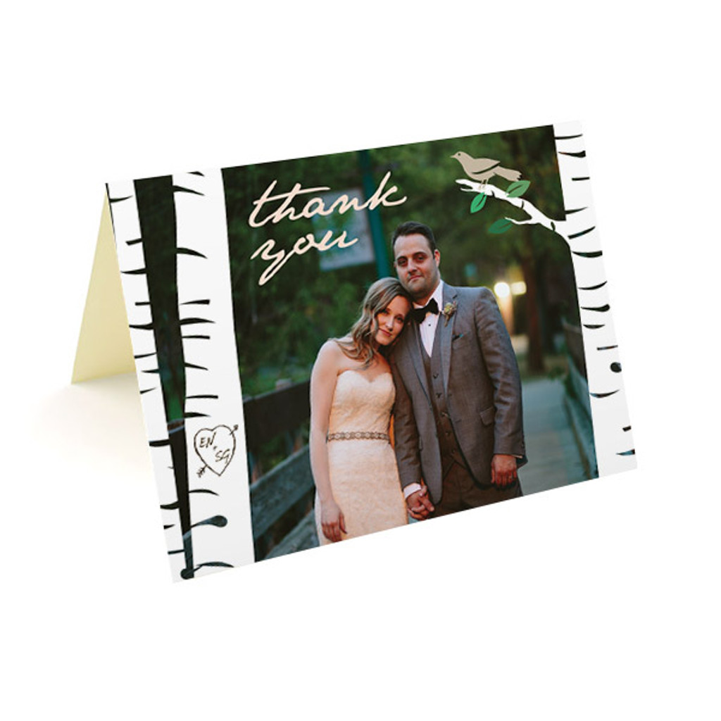 Birch Trees - Photo Thank You Cards