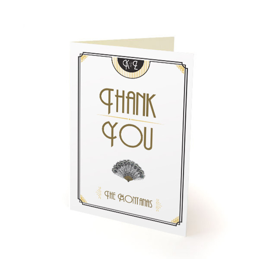 Art Deco - Thank You Cards