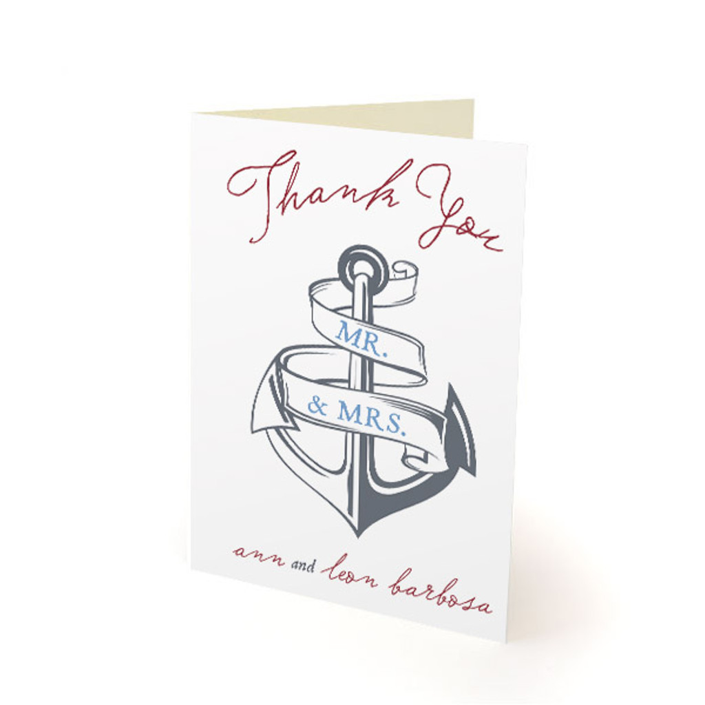 Anchored in Love - Thank You Cards