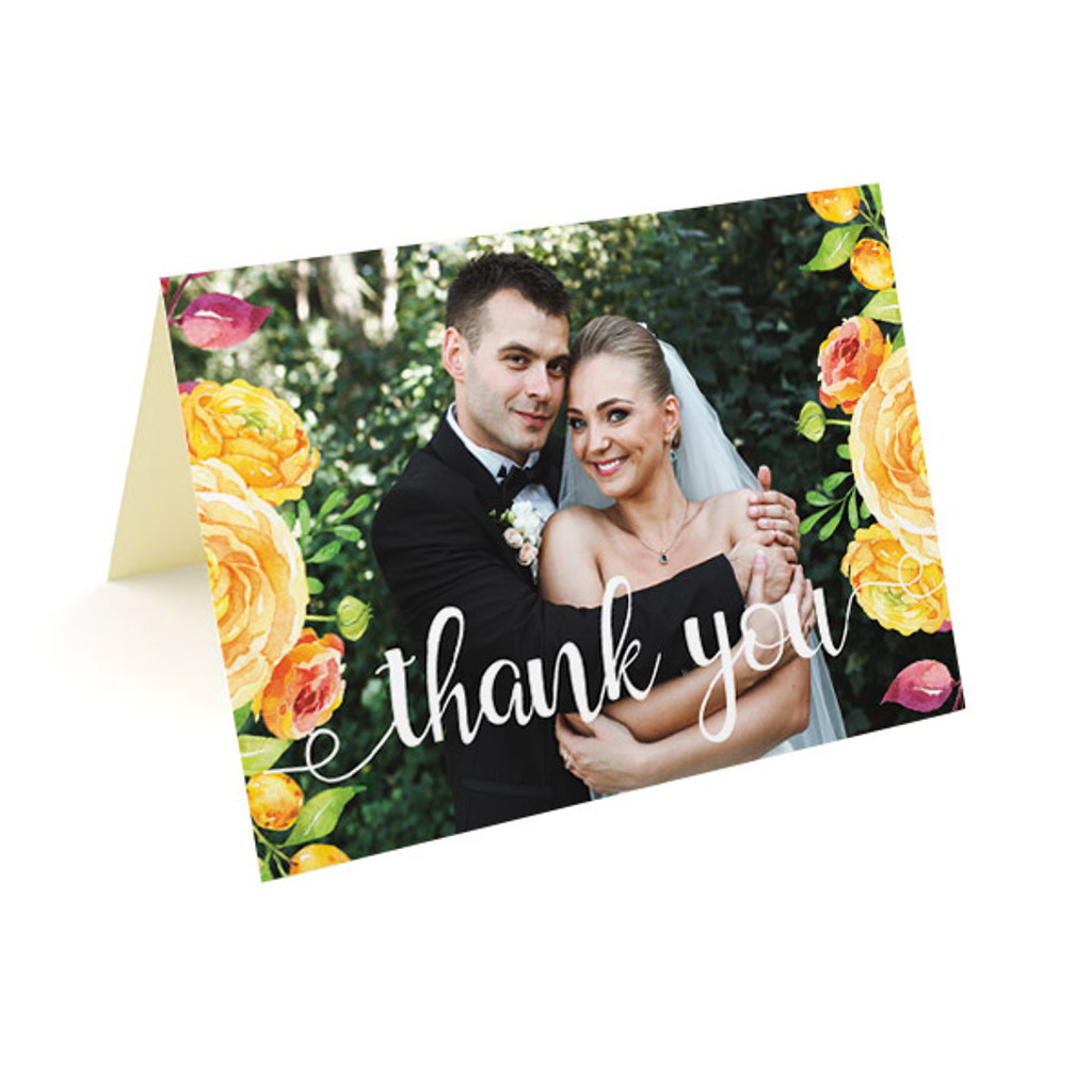 Summer Bouquet  - Photo Thank You Cards