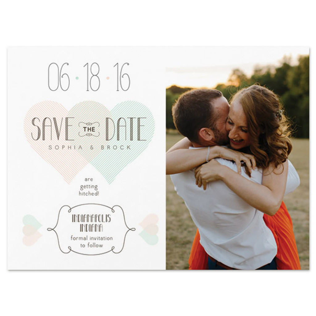 Heart to Heart - Photo Save The Date