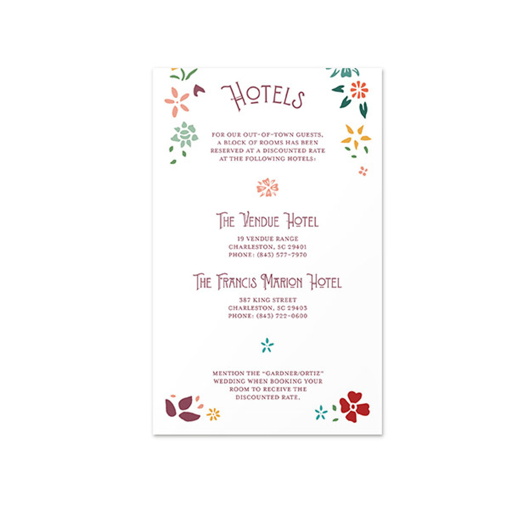 Flower Tin - Accommodations Insert (3.5 "x 5.75")