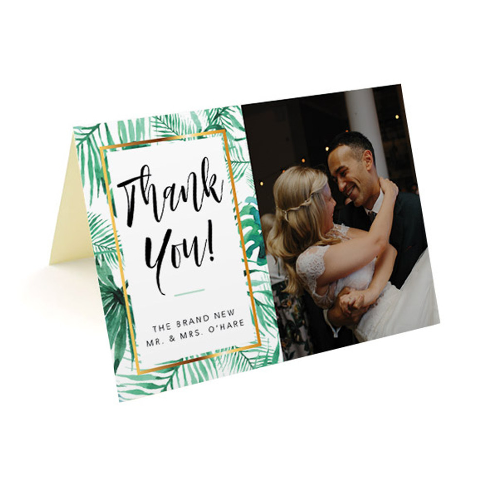 Botanical - Photo Thank You Cards