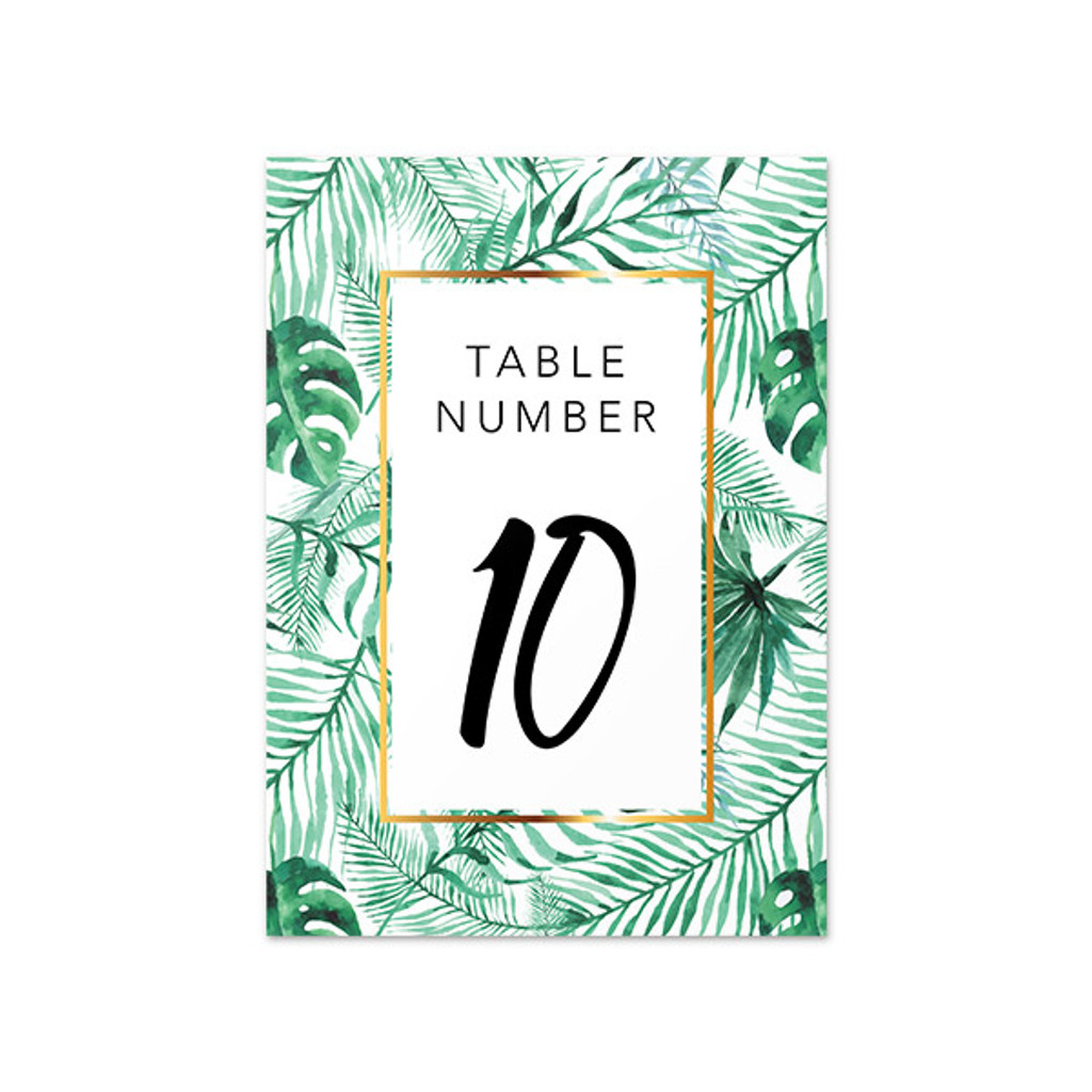 Botanical - Table Numbers