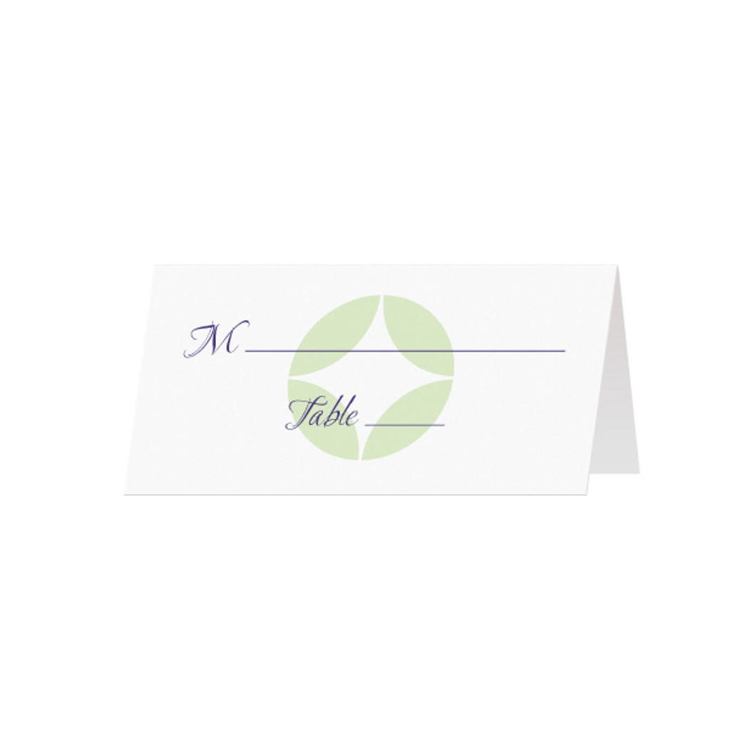 RETRO - Blank Folded Place Cards (25 Pack)