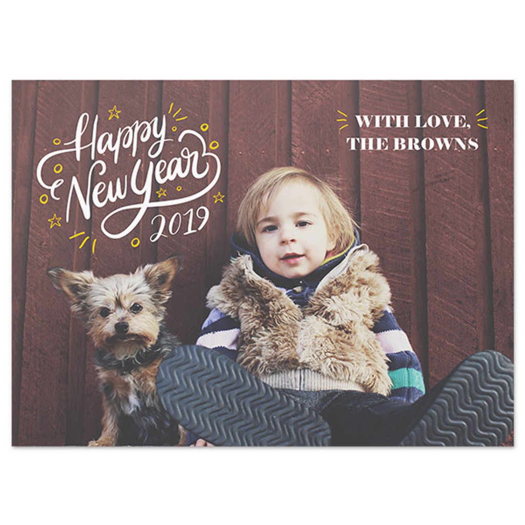 Happy New Year - Holiday Card