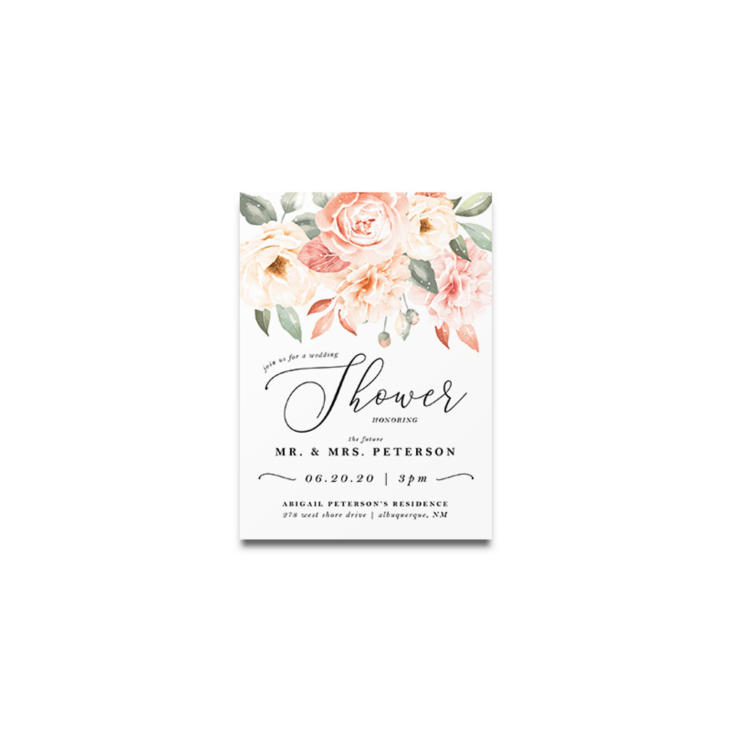 Wedding Shower - Invitation Card (3.75"x5.25")