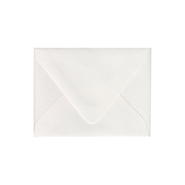 Imperfect A2 Euro Flap Ice White Envelope - Size Variation