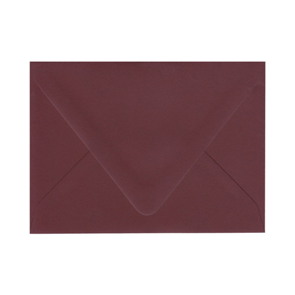 Claret - Imperfect A7 Envelope (Euro Flap)