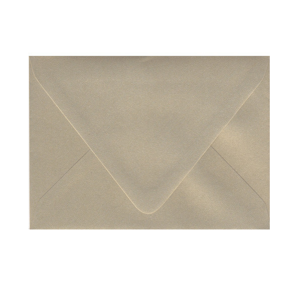 Imperfect A7 Euro Flap Gold Leaf Envelope - Size Variation