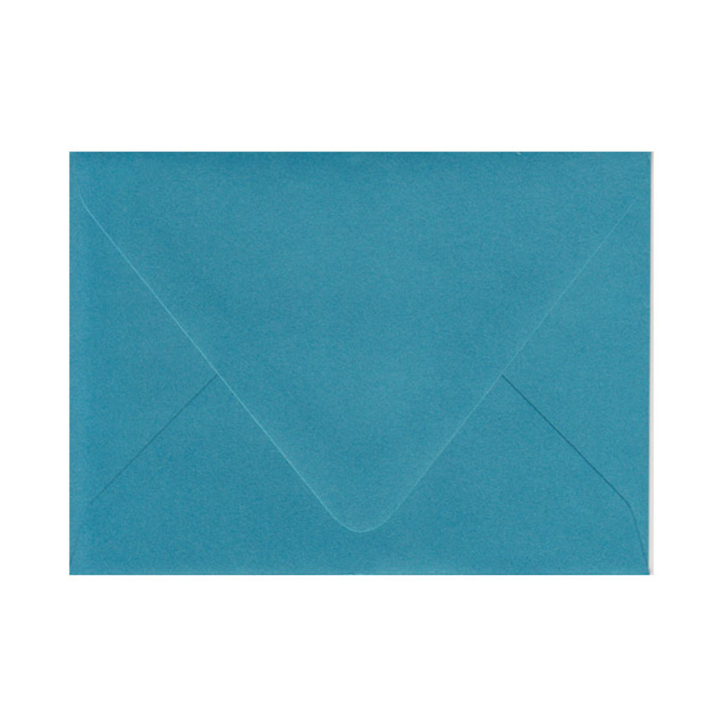 Peacock Teal - Imperfect A7 Envelope (Euro Flap)