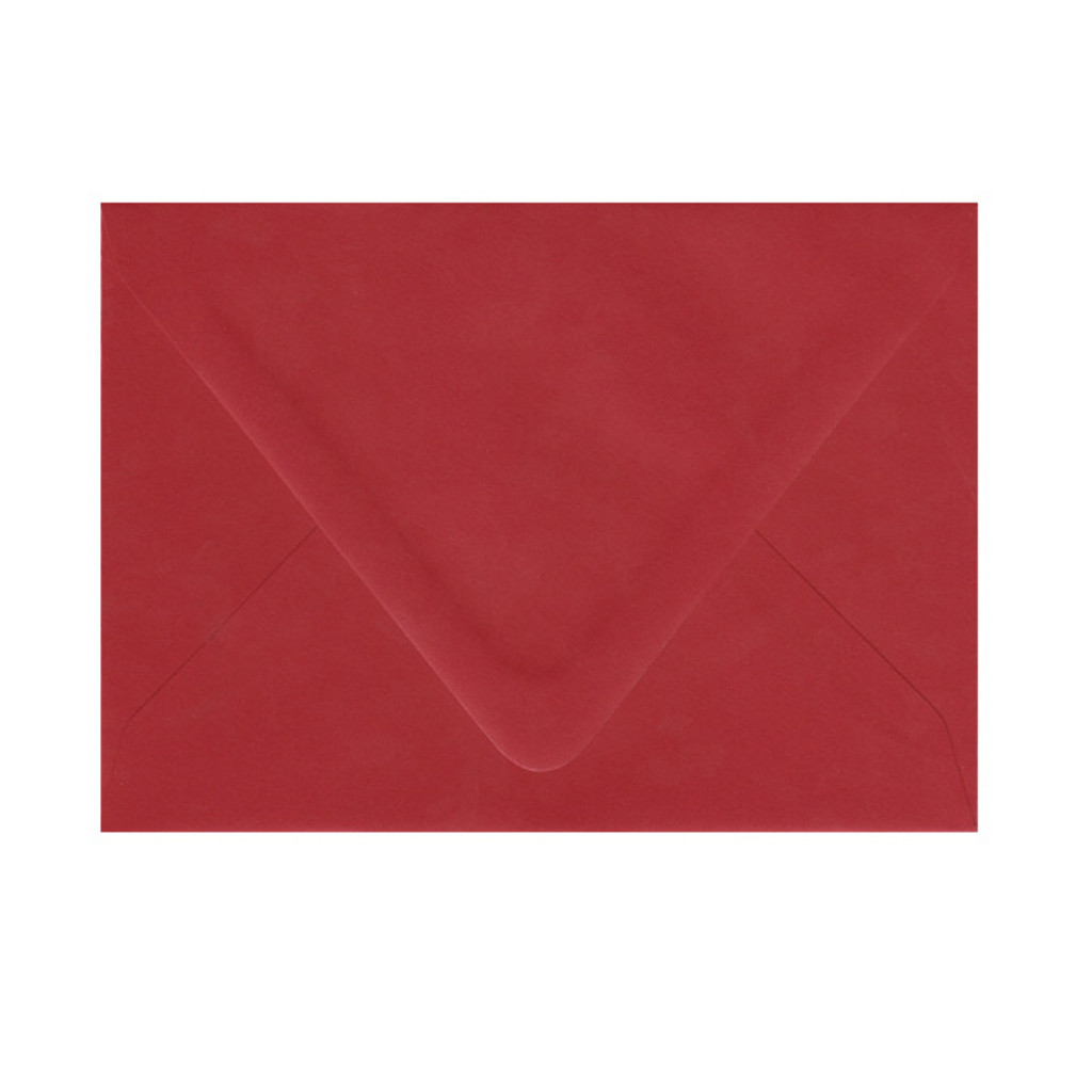 Red - Imperfect A7 Envelope (Euro Flap)