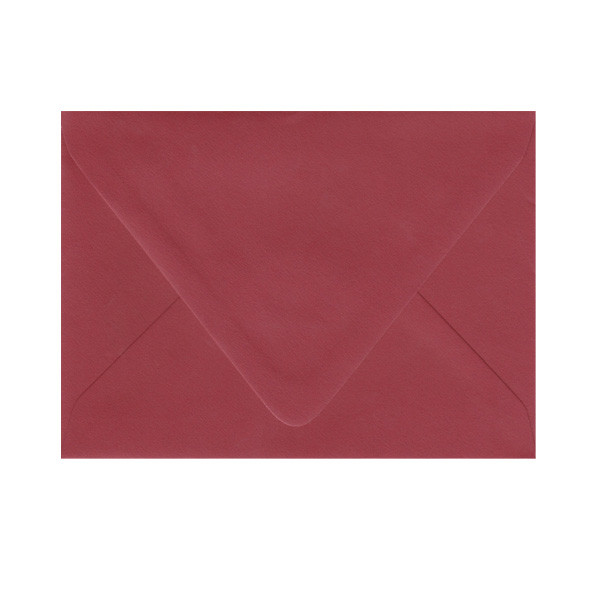Imperfect A7 Euro Flap Scarlet Envelope - Size Variation