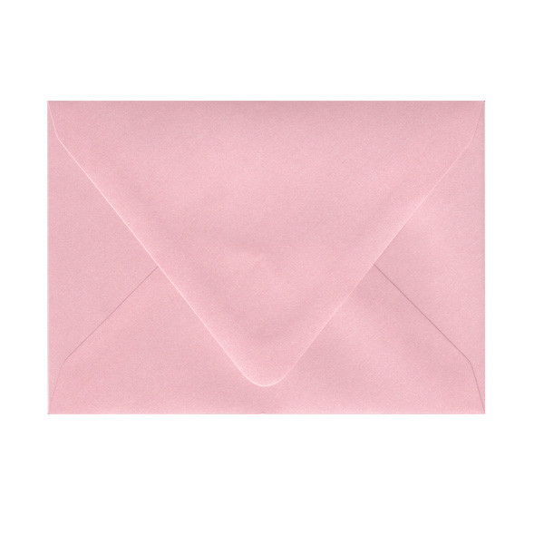 Imperfect A7.5 Euro Flap Rose Quartz Envelope - Surface Texture