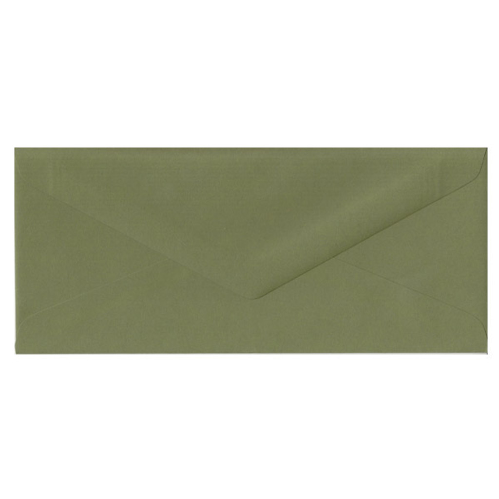 No 10 Euro Flap Moss Envelope