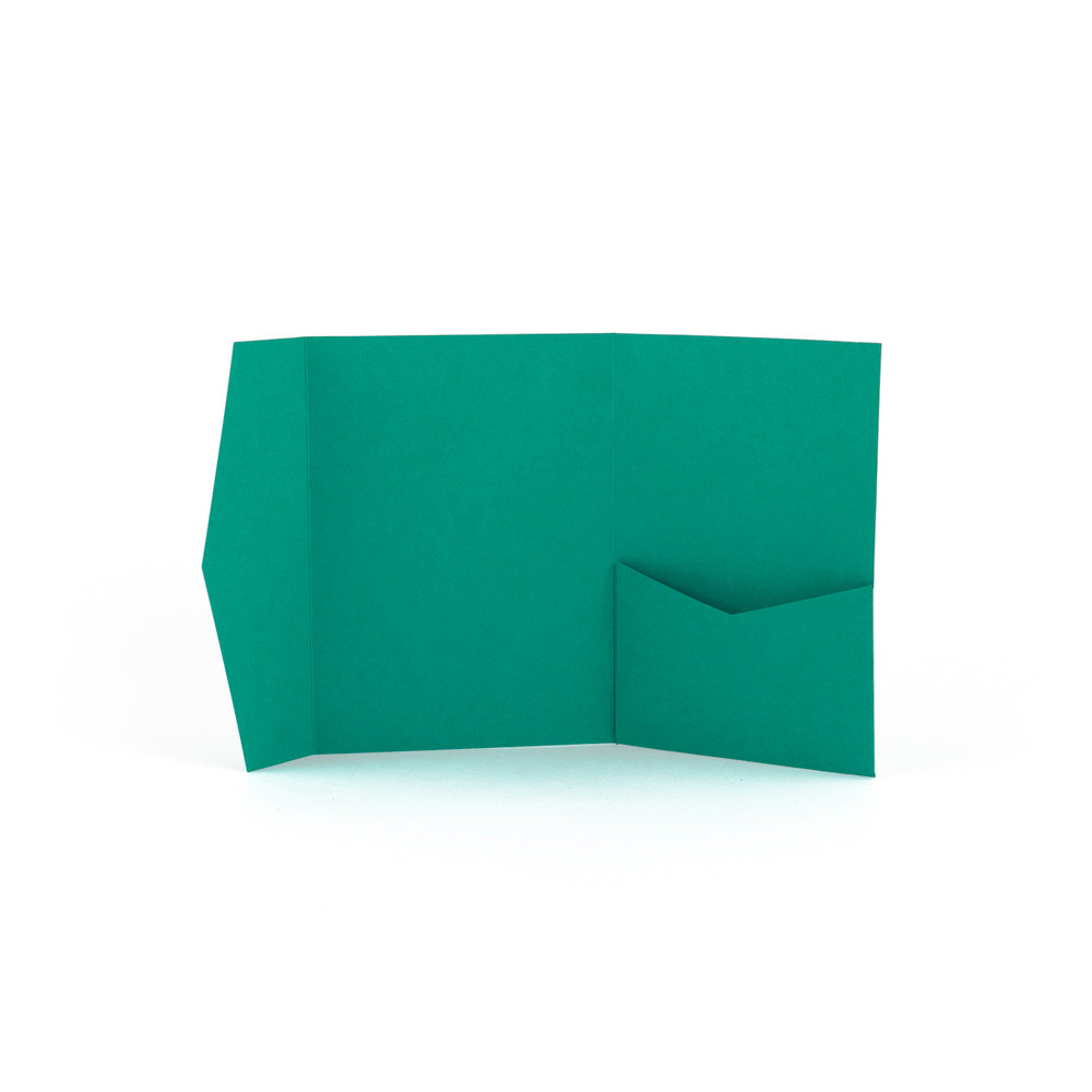 A2 Pocket Invitation Island Teal