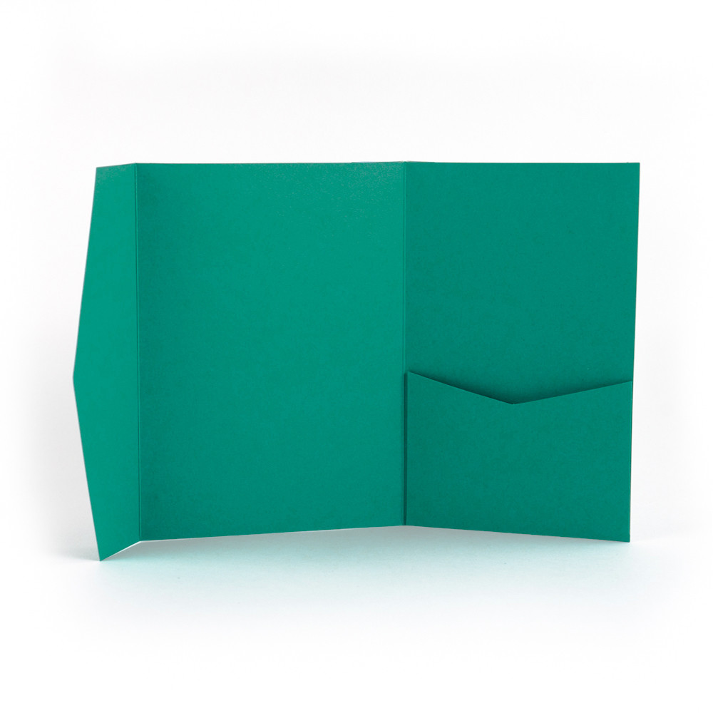 Signature Plus Pocket Invitation Island Teal