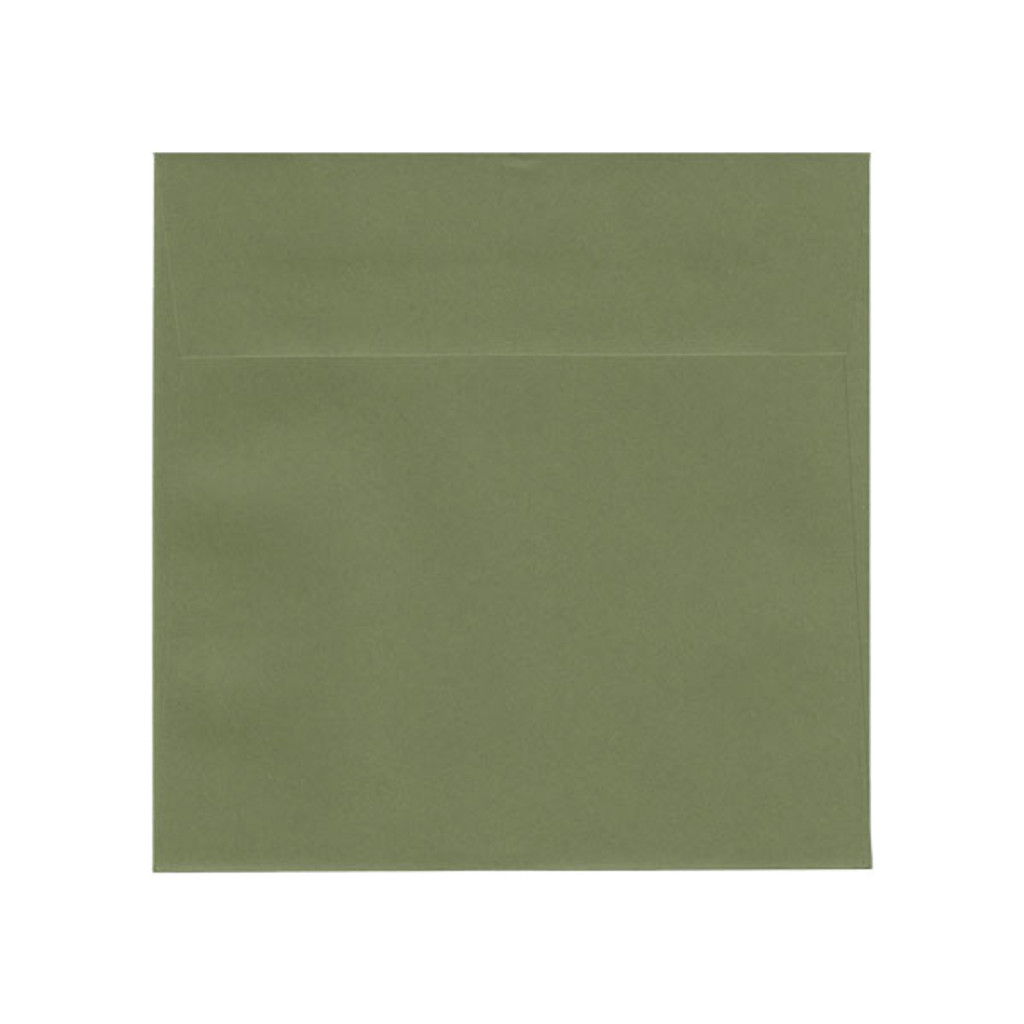 6.5 SQ Square Flap Moss Envelope