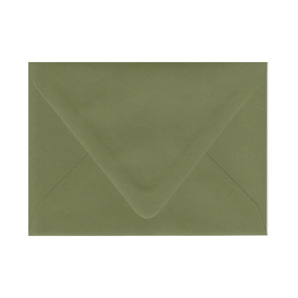 A7 Euro Flap Moss Envelope