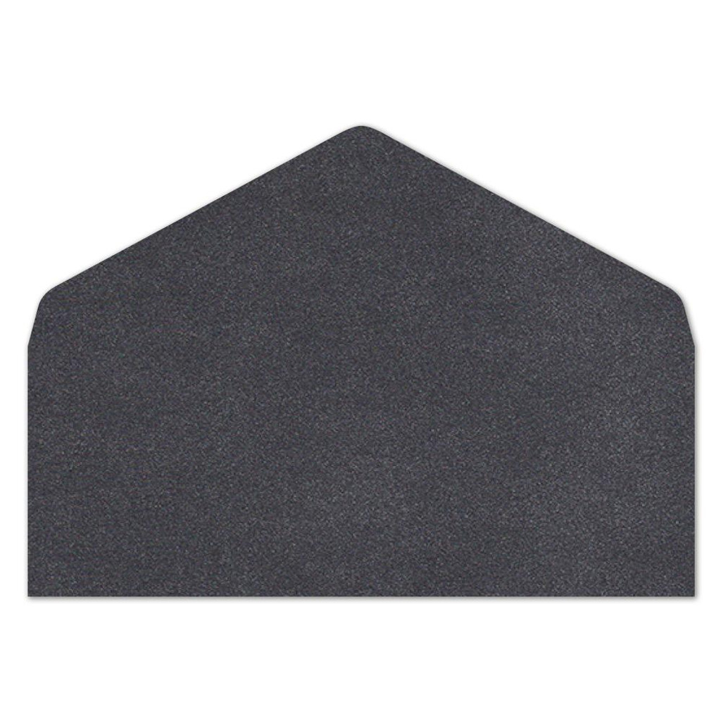 No.10 Euro Flap Envelope Liners  Glitter Black Diamond