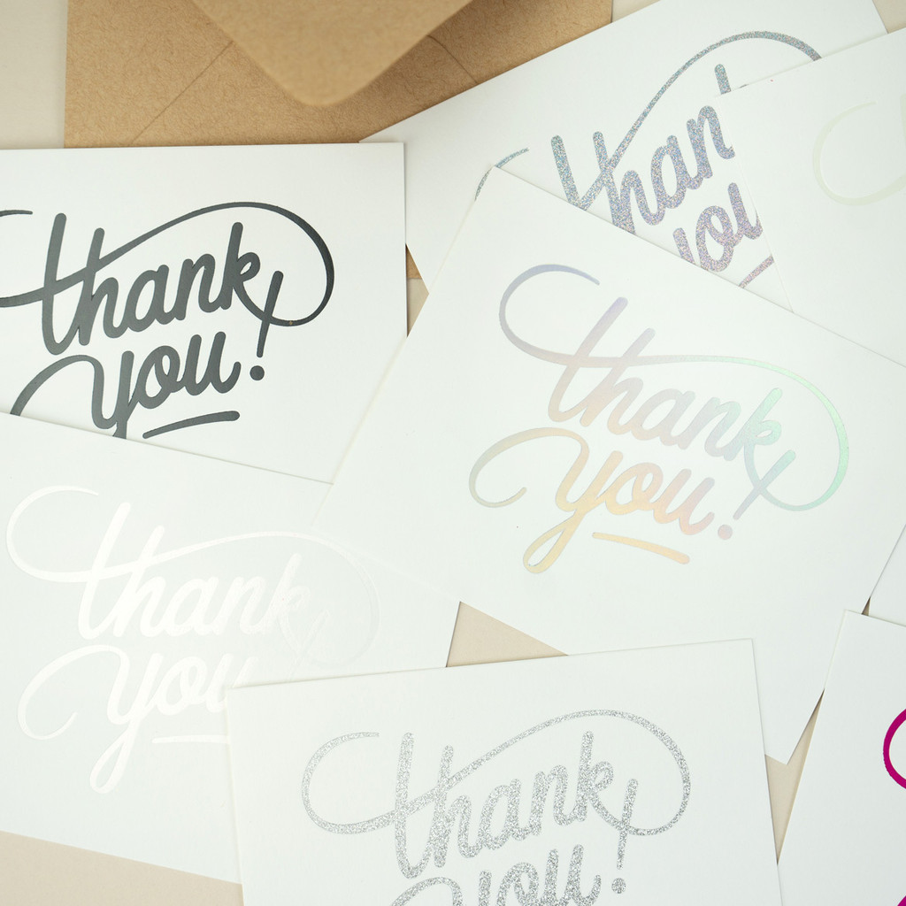 Hot Foil “Thank You” Color Collection