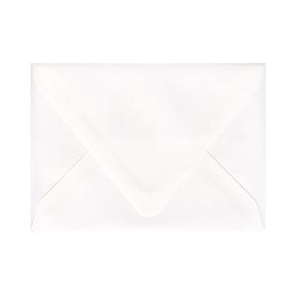 Imperfect A7 Euro Flap White Envelope - Cut Variation