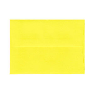 Imperfect A7 Square Flap Factory Yellow Envelope - Cut Variation