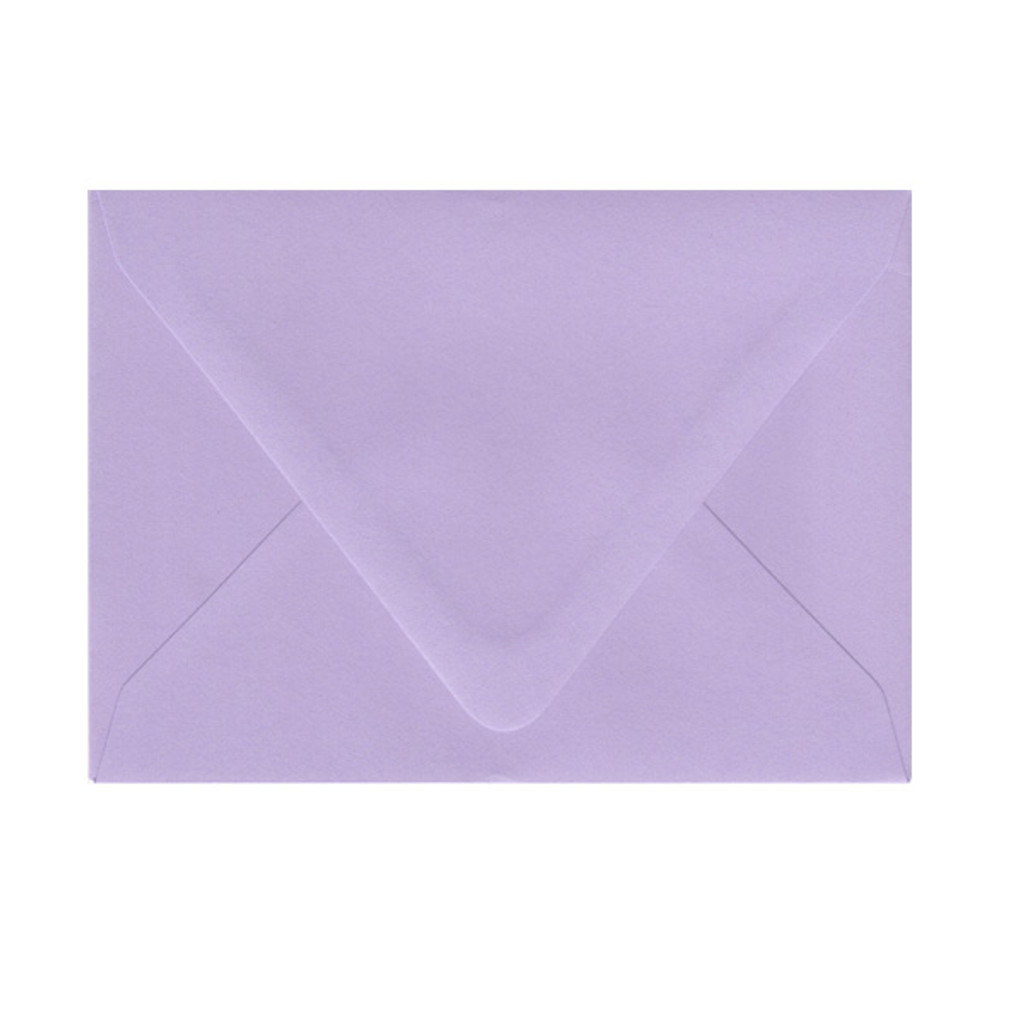 Imperfect A7 Euro Flap Lavender Envelope - Cut Variation