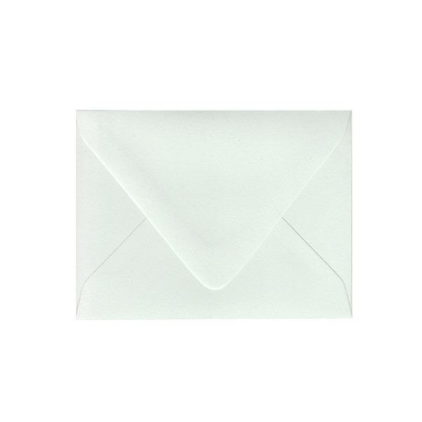 Imperfect A2 Euro Flap Powder Green Envelope - Surface Texture