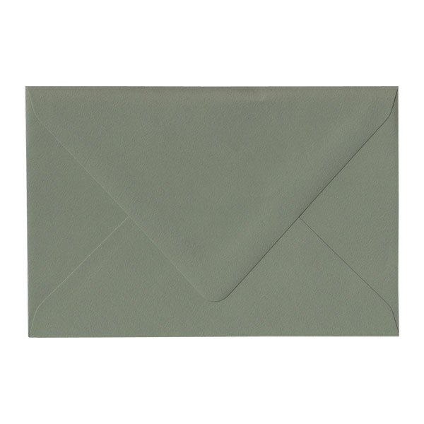 Imperfect A8 Euro Flap Mid Green Envelope - Surface Texture