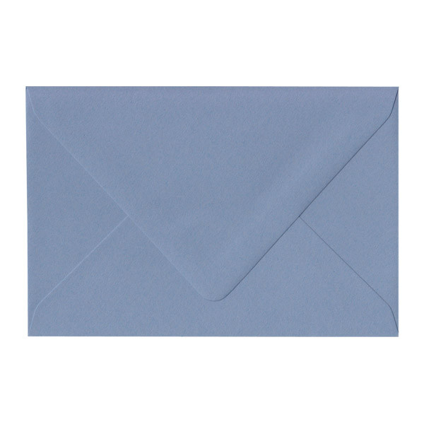 Imperfect A8 Euro Flap New Blue Envelope - Surface Texture