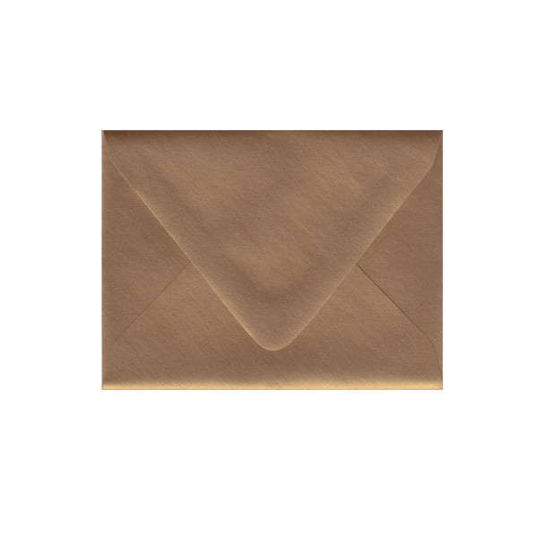 Imperfect A2 Euro Flap Antique Gold Envelope - Surface Texture