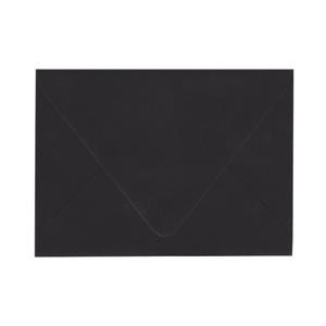Imperfect A7 Euro Flap Ultra Black Envelope - Surface Texture
