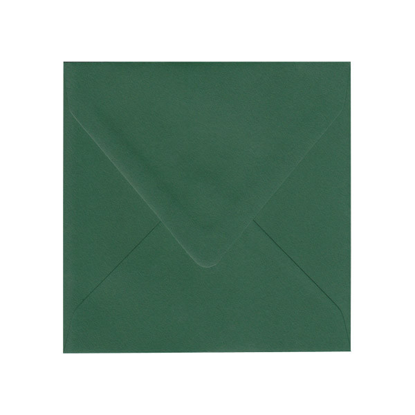 Imperfect 6.5 Square Euro Flap Forest Envelope - Adhesive Issue