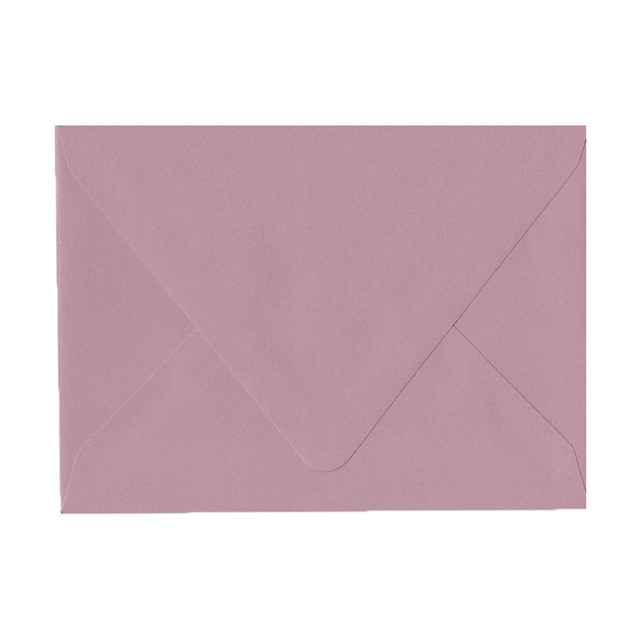 A7.5 Euro Flap Old Rose Envelope