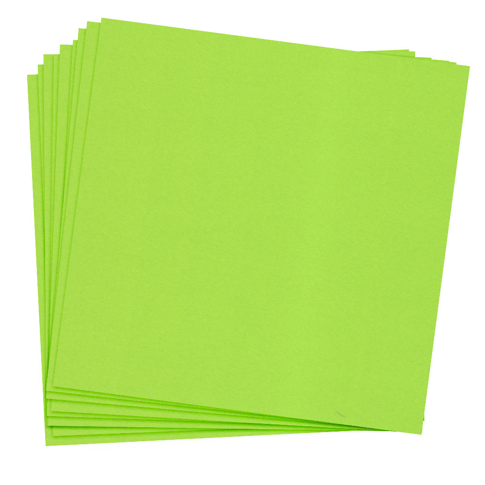12 x 12 Text Weight Lime Green