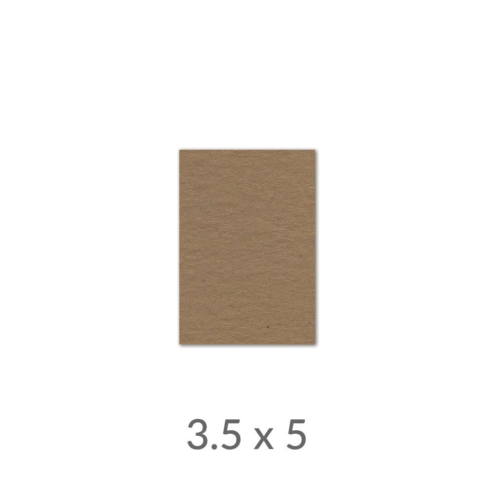 3.5 x 5 Cover Weight Kraft