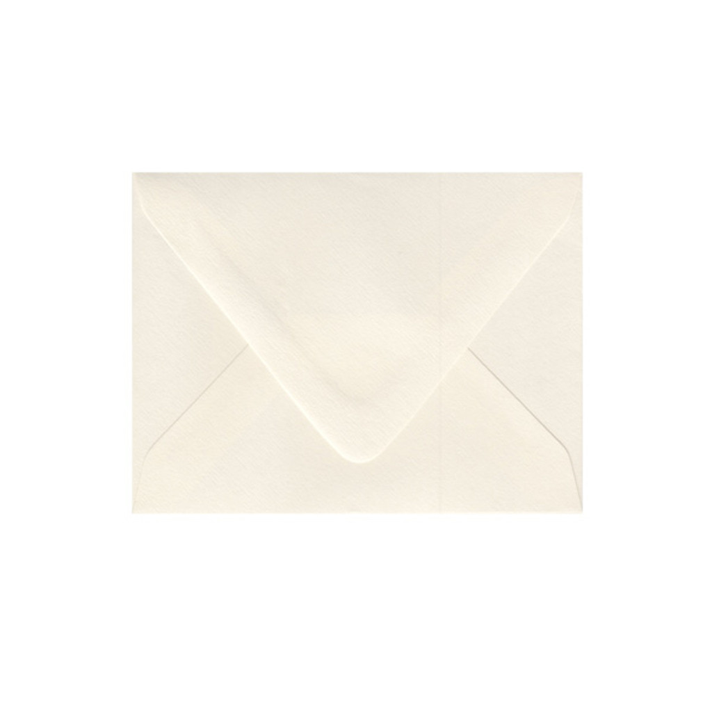 Imperfect A2 Euro Flap Cream Puff Envelope  - Surface Texture
