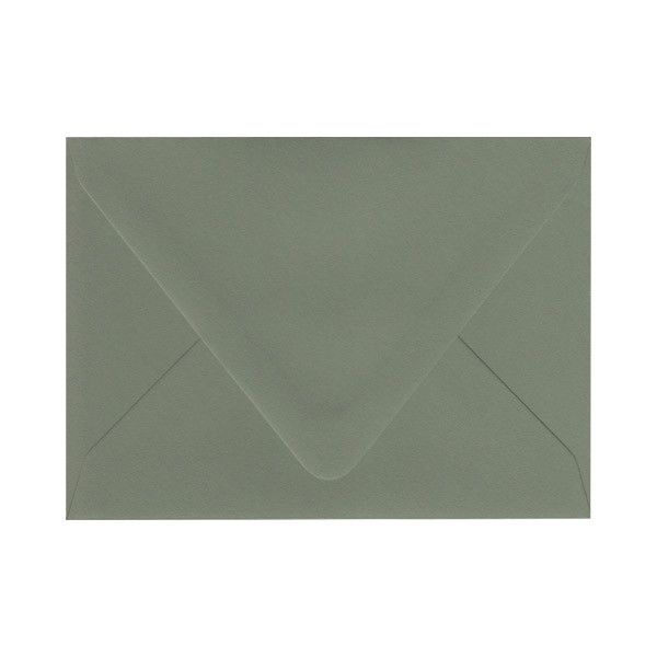 Imperfect A7.5 Euro Flap Mid Green Envelope - Cut Variation