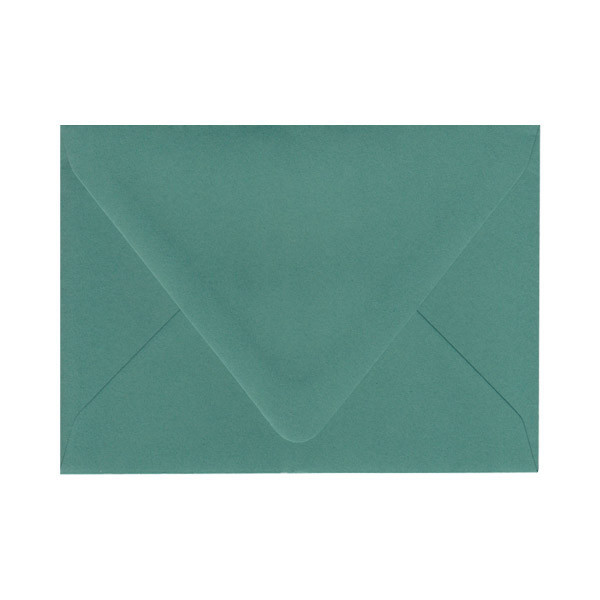 Imperfect A7 Euro Flap Emerald Envelope - Cut Variation