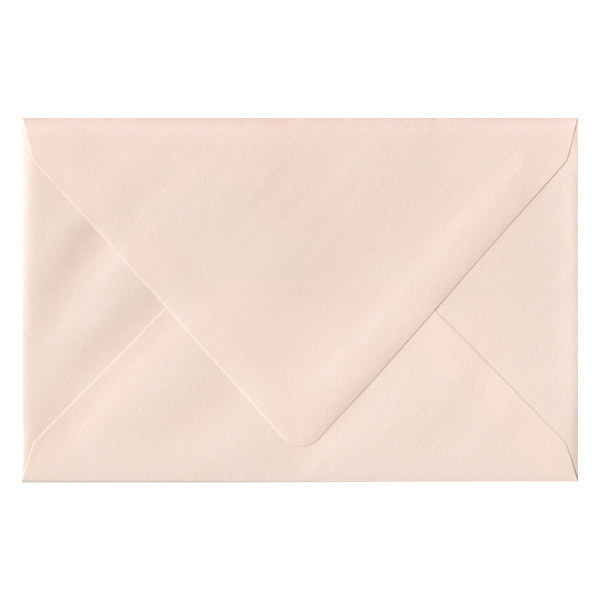 Imperfect A9 Euro Flap Soft Coral Envelope - Cut Variation