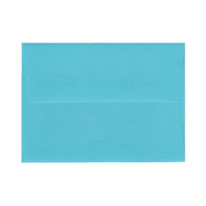 Imperfect A7 Square Flap Turquoise Envelope -  Cut Variation